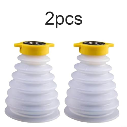 Lastdaytime Cache-poussière perceuse Lot de 2 avec joint en caoutchouc souple et cadre en acier pour protection anti-pou
