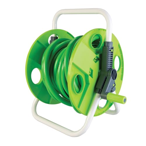 Silverline 547900 Dévidoir pour Tuyau - Pratique et Durables pour Professionnels - Brosage de Tuyaux Économique et Éffic